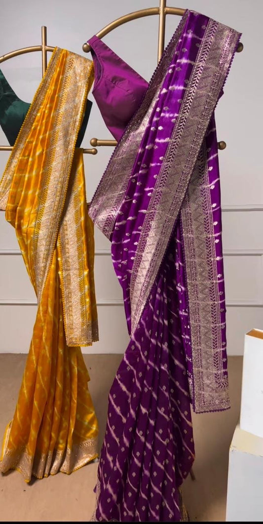 Vichitra Silk Embroidery Work  Designer saree Vt000770